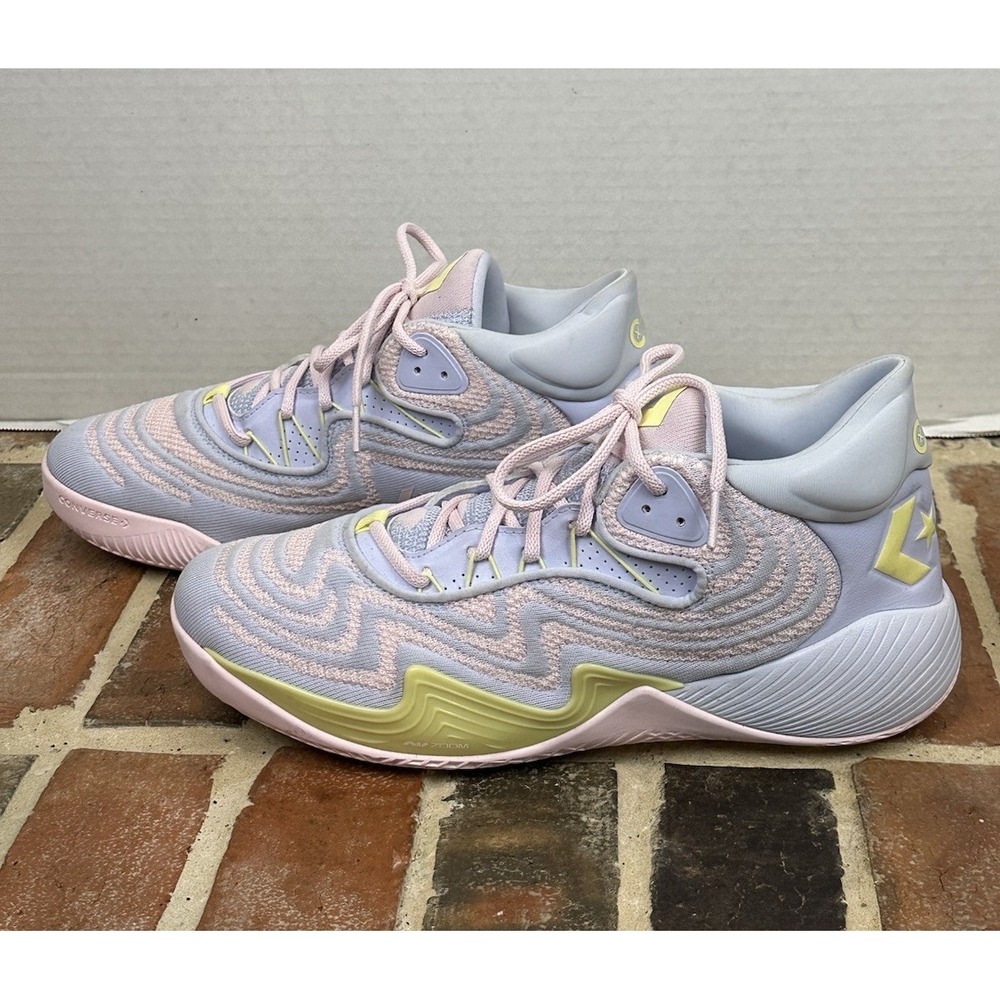 Converse CX Air Zoom Women's Basketball Sneakers  Purple‎ Pink Yellow Size 12.5 - Picture 3 of 6